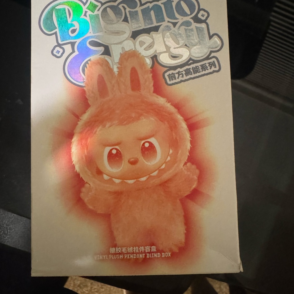 Energi Plush Bunny in Vibrant Orange